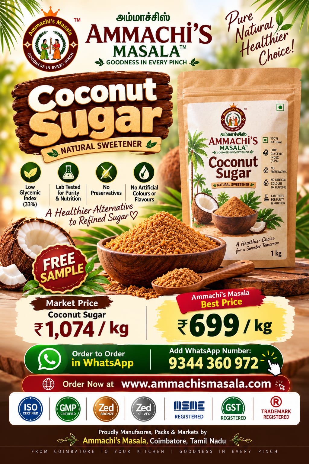 Natural Coconut Sugar