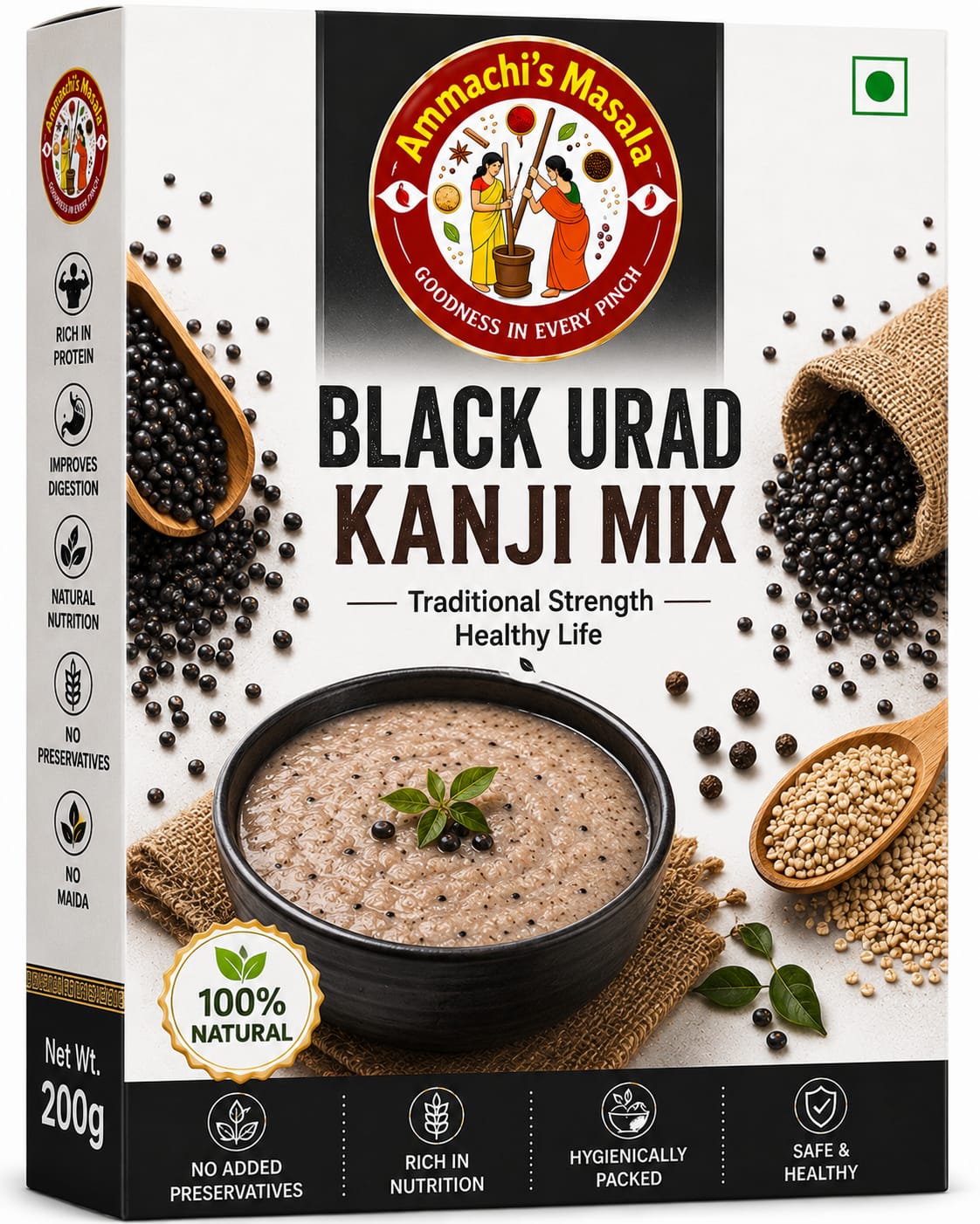 Black Urad Kanji Mix