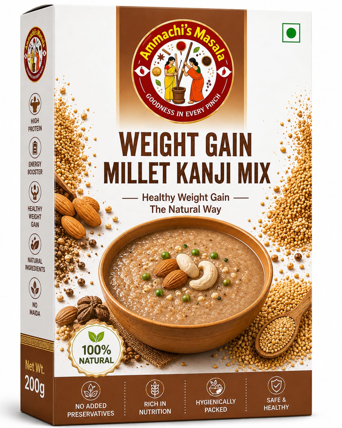 Weight Gain Millet Kanji